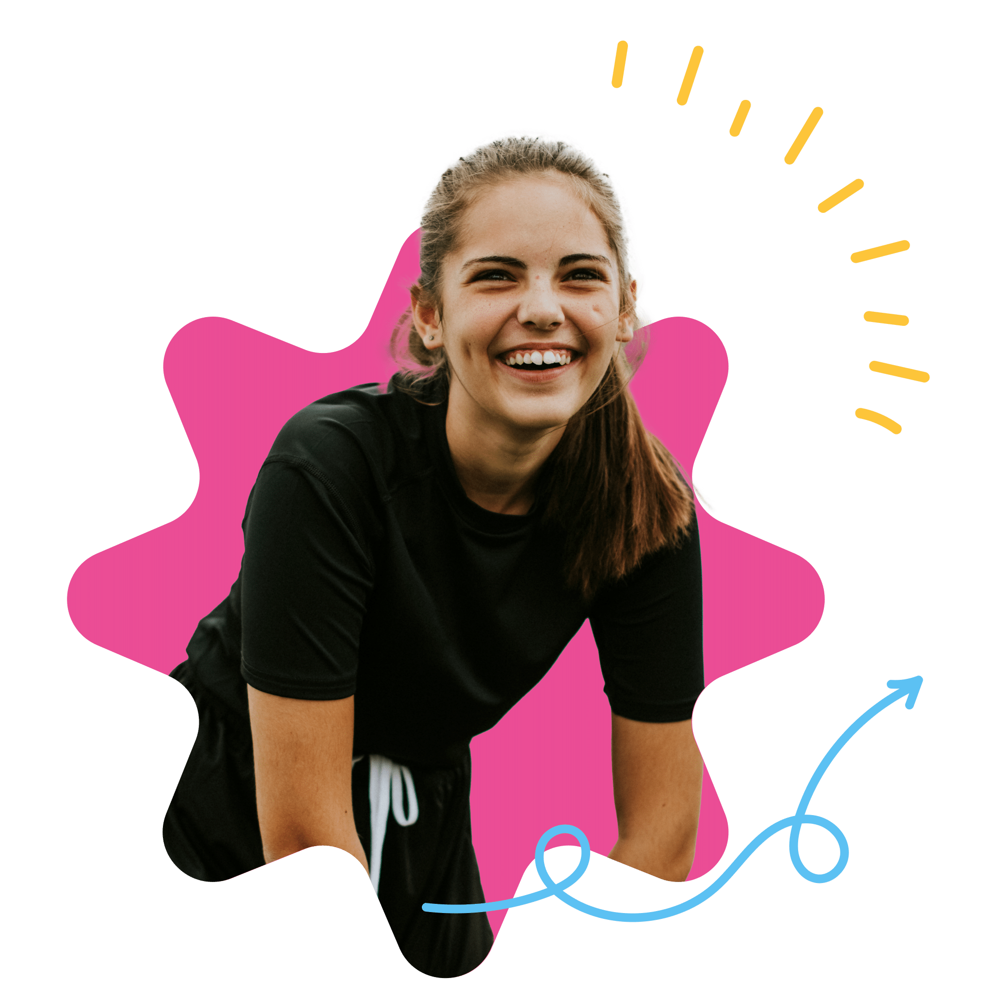 Aspris Ridgeway School pupil smiling